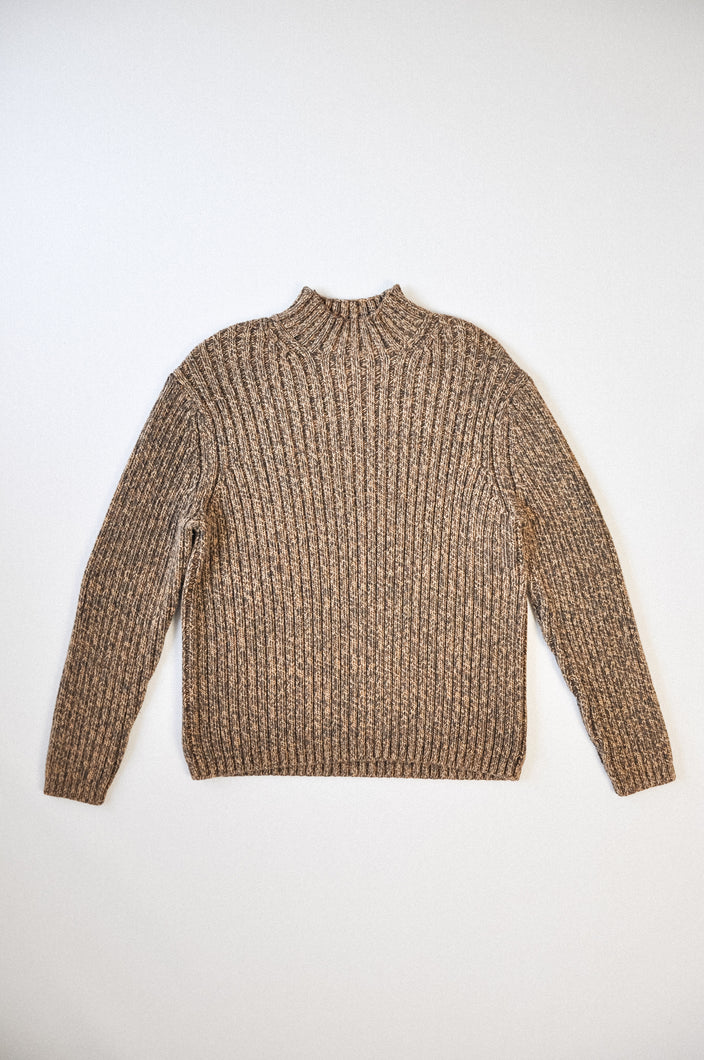 Vintage GAP Cotton Knit Mockneck Sweater | Size XL