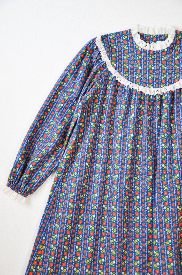 Vintage Lanz of Salzburg Flannel Nightgown | Size S