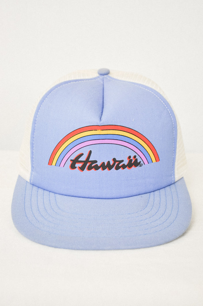 Vintage Hawaii Rainbow Snapback Trucker Hat