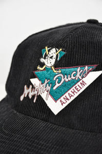 Vintage Anaheim Mighty Ducks Corduroy Snapback Hat