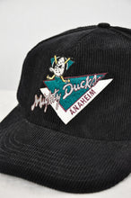 Load image into Gallery viewer, Vintage Anaheim Mighty Ducks Corduroy Snapback Hat