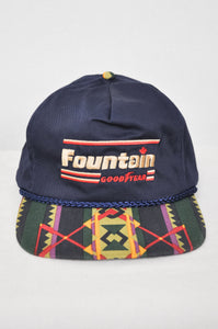 Vintage Fountain Tire Ball Cap Hat