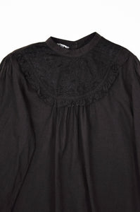 Vintage Victorian Cotton Blouse | Size XS/S