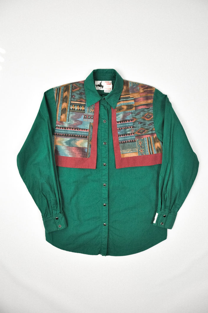 Vintage Western Snap Up | Size Small