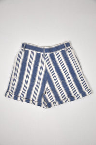 Vintage Denim Stripe Shorts | Size 26