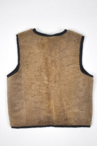Vintage Sherpa Liner Vest | Size L/XL