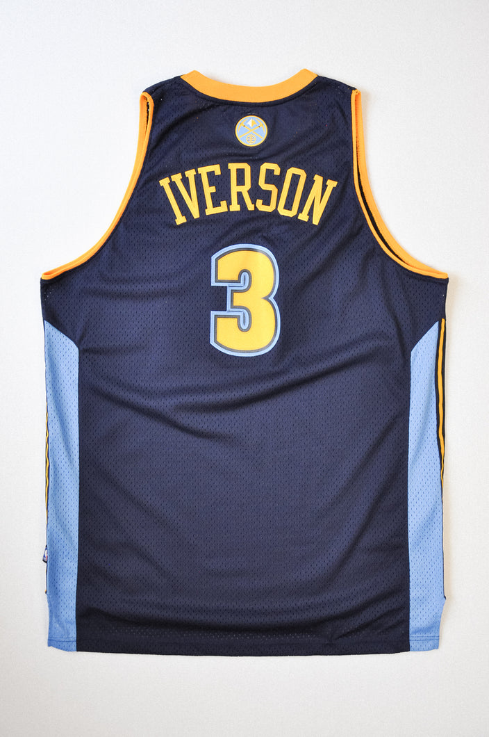 'Allen Iverson' Denver Nuggets Adidas Jersey | Size 2XL