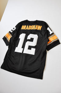 'Bradshaw' #12 Throwback Jersey | Size L