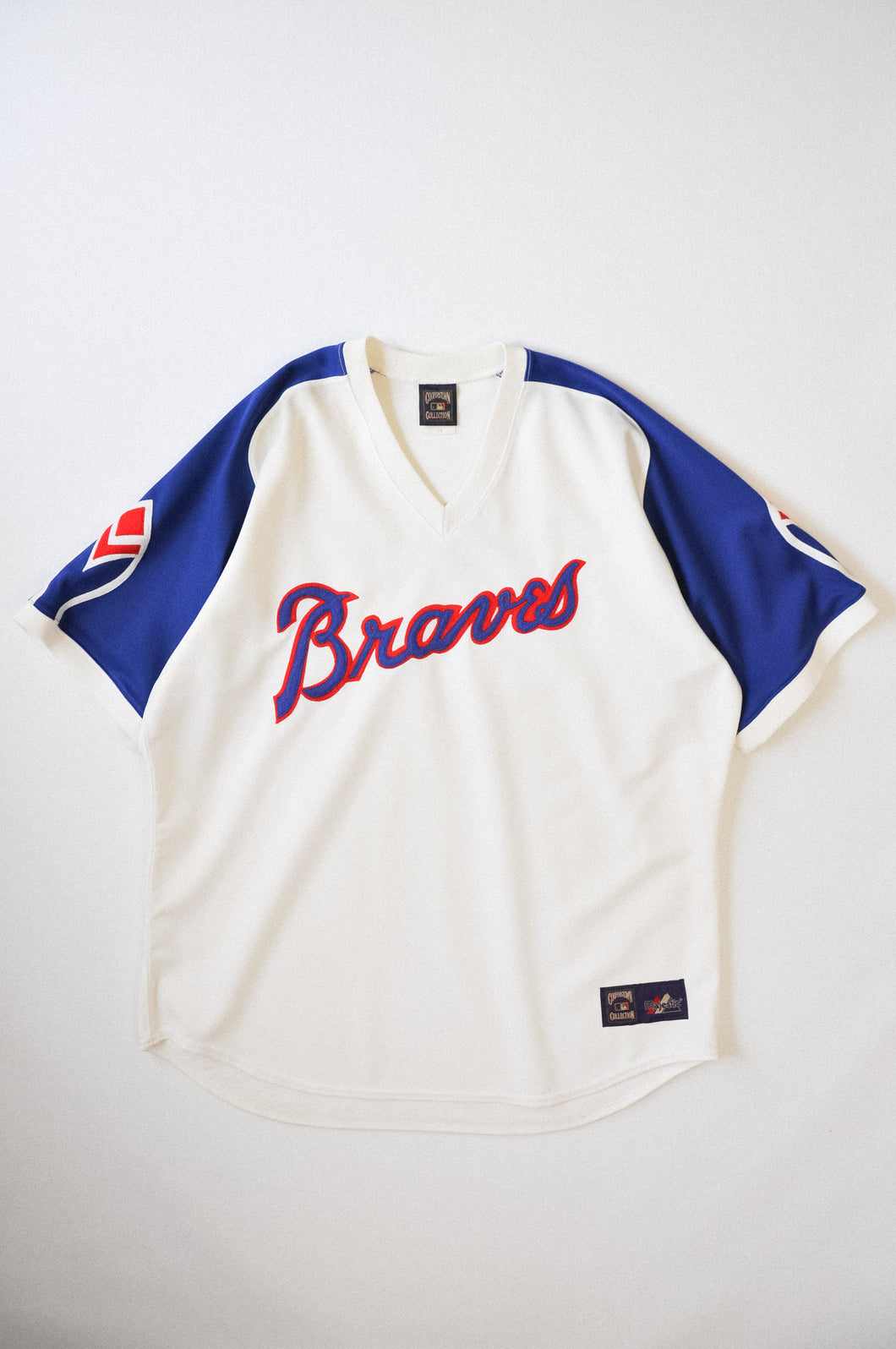 Maillot MLB de la collection Cooperstown « Braves » des années 2000 | Taille 2X