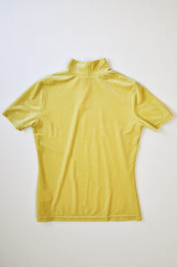 Vintage Velvet Mockneck Tshirt | Size S
