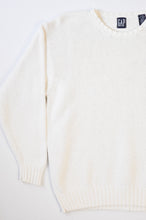 Charger l&#39;image dans la galerie, pull en tricot de coton GAP vintage | Taille M