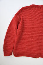 Charger l&#39;image dans la galerie, pull en tricot de laine vintage | Taille L