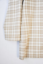 Charger l&#39;image dans la galerie, blazer à carreaux neutre vintage | Taille L/XL