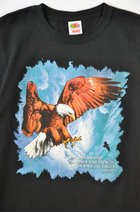 Vintage Eagle Bible Verse T-shirt | Size S