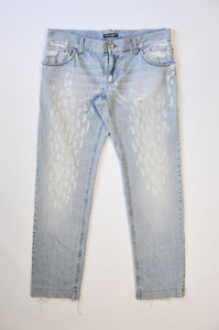 Y2K Dolce & Gabbana Distressed Jeans | 38" Waist
