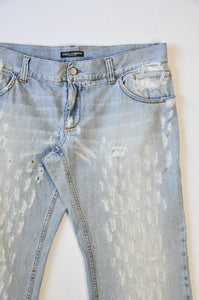 Y2K Dolce & Gabbana Distressed Jeans | 38" Waist