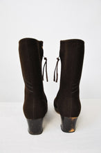 Charger l&#39;image dans la galerie, bottes marron en laine snowbelles kaufman, taille 8