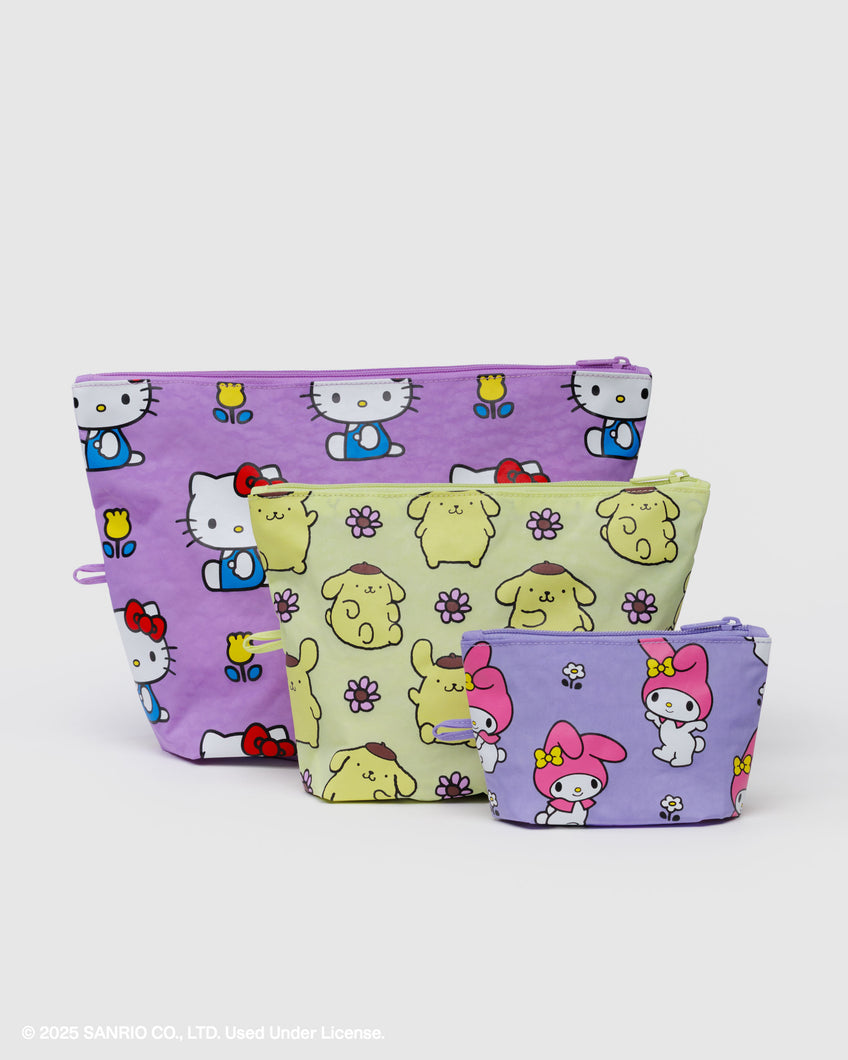 Go Pouch Set | Hello Kitty and Friends Florals