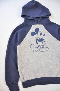 Vintage 1980s Mickey Mouse Hoodie | Youth M