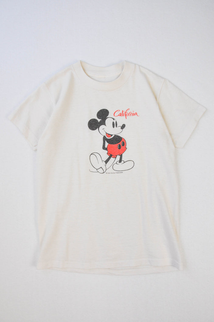 Vintage 1980s Mickey Mouse T-Shirt | Youth M/L