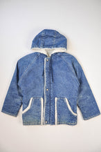 Load image into Gallery viewer, Vintage Denim &amp; Sherpa Coat | Youth XL