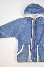 Load image into Gallery viewer, Vintage Denim &amp; Sherpa Coat | Youth XL