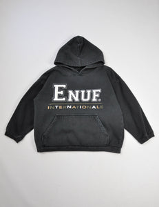 Vintage 'Enuf' Hoodie | Youth XL