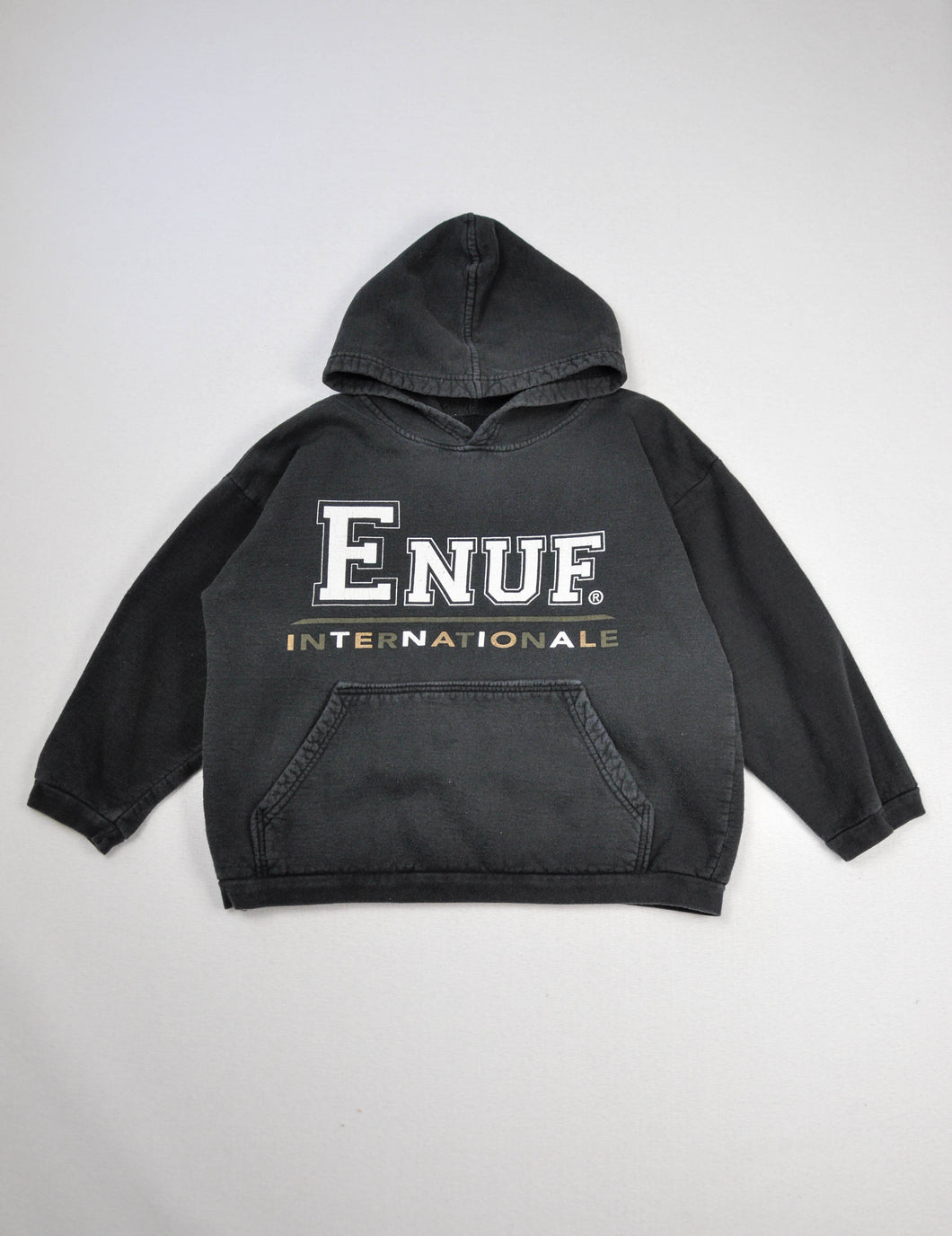Vintage 'Enuf' Hoodie | Youth XL