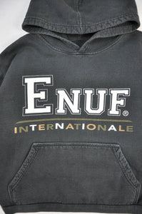 Vintage 'Enuf' Hoodie | Youth XL