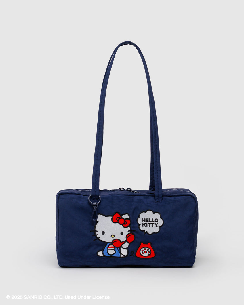 Nylon Bowler Bag | Embroidered Hello Kitty Phone