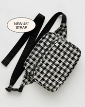 Load image into Gallery viewer, Baggu Fanny Pack | Black &amp; White Pixel Gingham