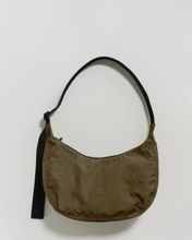 Load image into Gallery viewer, Medium Nylon Crescent Bag | Seaweed