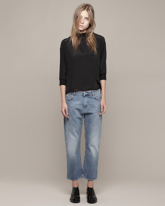 Acne Studios Pop Betty Cropped Boyfriend Jean 32