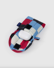 Load image into Gallery viewer, Puffy Earbuds Case | Painted Check