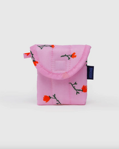 Puffy Earbuds Case | Painted Wildflower