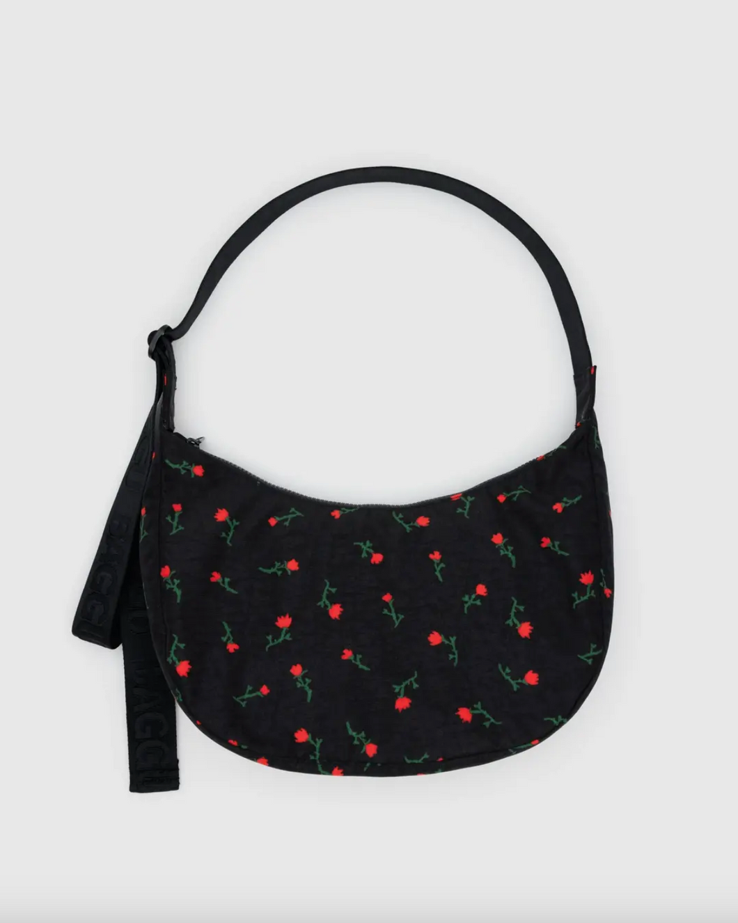 Medium Nylon Crescent Bag | Painted Wildflower