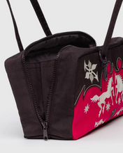 Load image into Gallery viewer, Nylon Bowler Bag | Western Appliqué