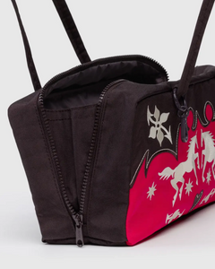 Nylon Bowler Bag | Western Appliqué