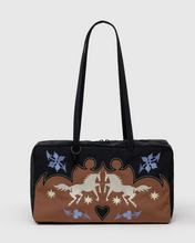 Charger l&#39;image dans la galerie, Medium Nylon Bowler Bag | Western Appliqué