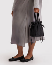 Load image into Gallery viewer, Nylon Drawstring Bag | Black