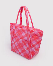 Load image into Gallery viewer, Cloud Bag | Pink Star Plaid