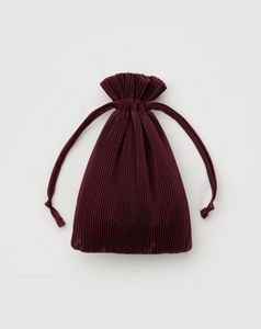 Pleated Baggu | Mahogany