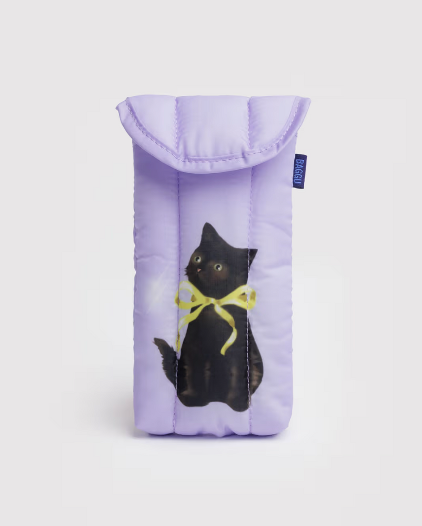 Puffy Glasses Sleeve | Fancy Cats