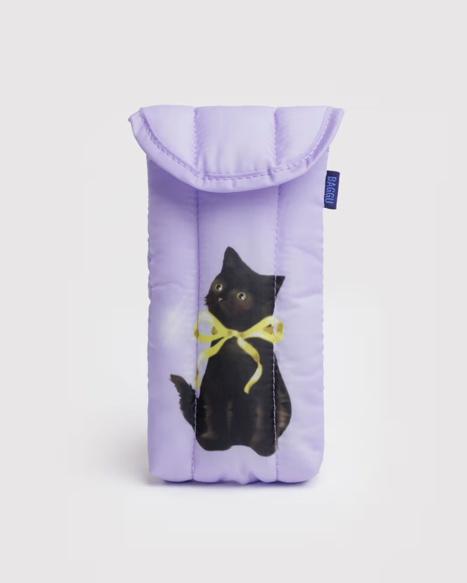 Puffy Glasses Sleeve | Fancy Cats