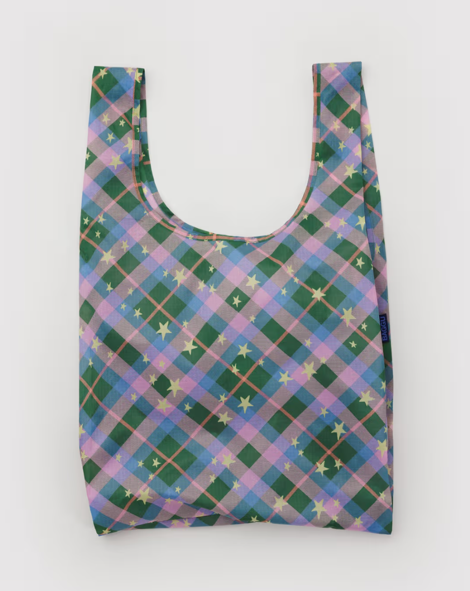Standard Baggu | Green Star Plaid