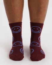Charger l&#39;image dans la galerie, Crew Sock | Mahogany Happy