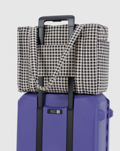 Charger l&#39;image dans la galerie, Small Cloud Carry-On | Black &amp; White Gingham