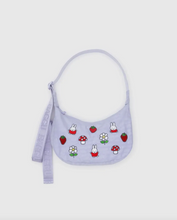 Charger l'image dans la galerie, Small Nylon Crescent Bag | Embroidered Miffy
