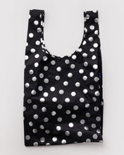 Load image into Gallery viewer, Big Baggu | Silver Metallic Polka Dot