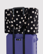 Load image into Gallery viewer, Cloud Carry-On | Black and Cream Polka Dot